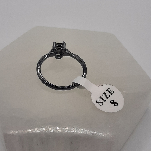 R876 Coffin Rings Plated - Fragrant Jewels - Picture 6 of 15